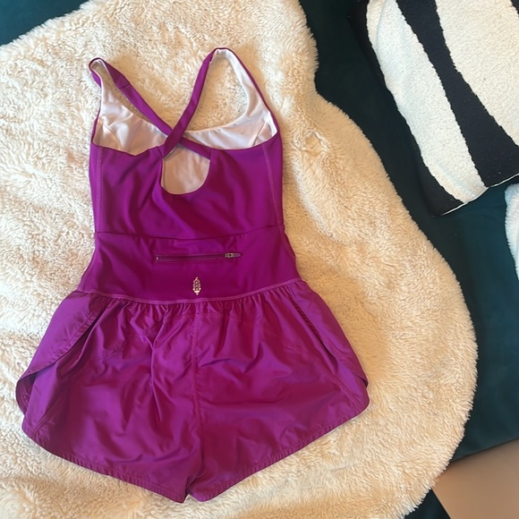 Free people movement purple pink romper used twice - Picture 2 of 4